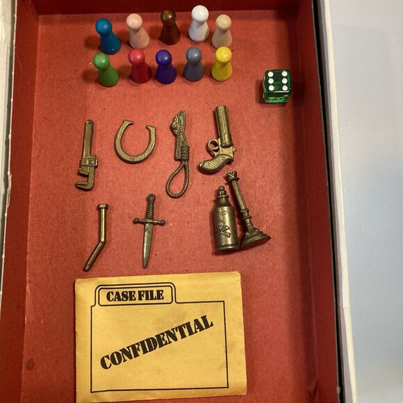 1988 Clue Master Detective Board Game by Parker Brothers Complete Good Cond - Picture 8 of 16